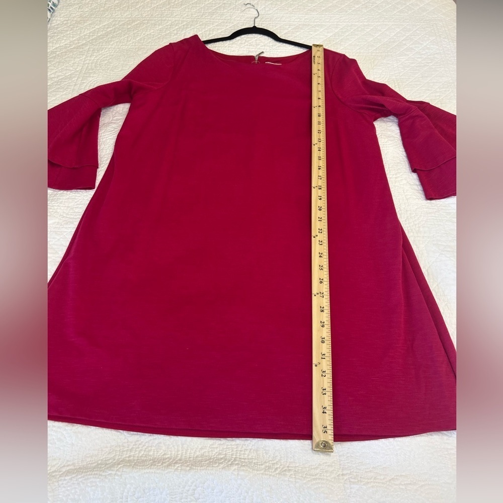 Cato Dark Pink 🩷 Bell Sleeve Dress - Picture 7 of 9